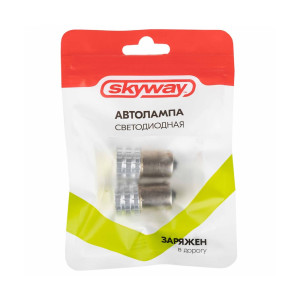 Автолампа диодная Skyway S08201463 S25/P21/5W 12V 1 COB 2 шт