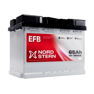 Автомобильный аккумулятор Nordstern EFB R+ 65 Ah