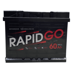 Автомобильный аккумулятор Rapid Go R+ 60 Аh
