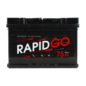 Автомобильный аккумулятор  Rapid Go R+ 75 Аh