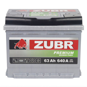 Автомобильный аккумулятор Zubr Premium 100 Ah