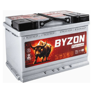 Автомобильный аккумулятор Byzon Platinum R+ 75 Ah
