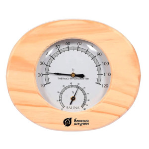 Термометр с гигрометром Банные штучки 18022 16*14*3 см