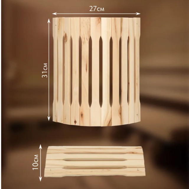 Абажур настенный Hot Pot 33570 липа угловой 31*10*27 см