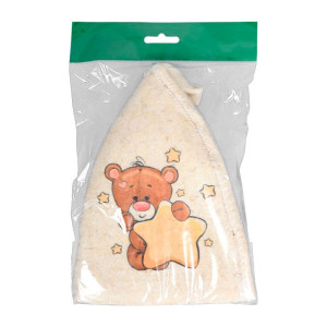 Шапка для бани Hot Pot Мишка 41213 детская из войлока