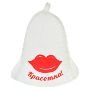 Шапка для бани и сауны Hot Pot Красотка 41157 войлок