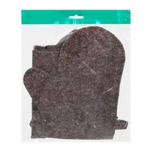 Набор для бани Hot Pot 41345 серый 3 предмета