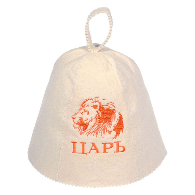 Шапка для бани и сауны Банные штучки Царь 41032 из войлока