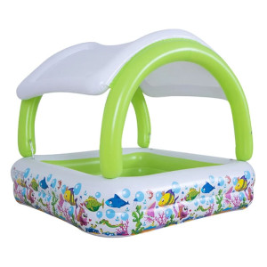 Бассейн надувной Sunclub 51016 с навесом 143*123 см 240 л