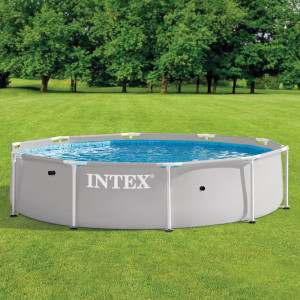 Бассейн каркасный Intex 26700NP Prism Frame Premium наземный 305*305 см
