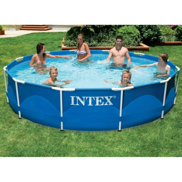 Бассейн каркасный Intex 28210NP наземный 366*366 см