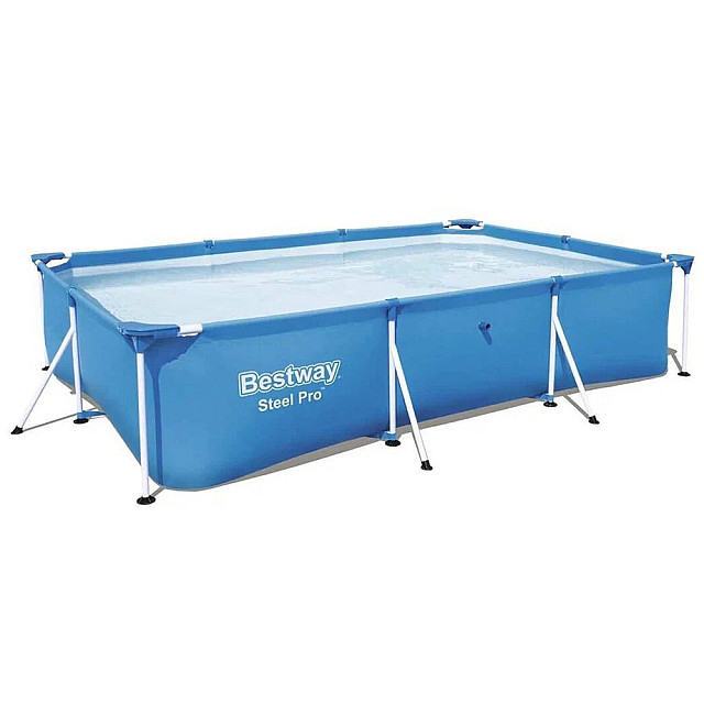 Бассейн каркасный Bestway Steel Pro 56404 прямоугольный 300*201*66 см 3300 л