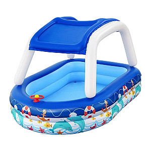 Бассейн надувной Bestway Sea Captain 54370 с навесом от солнца 213*155*132 cм 282 л