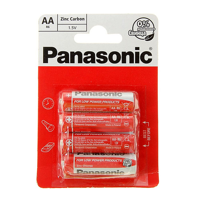 Батарейка Panasonic Zinc Carbon R6 BL4