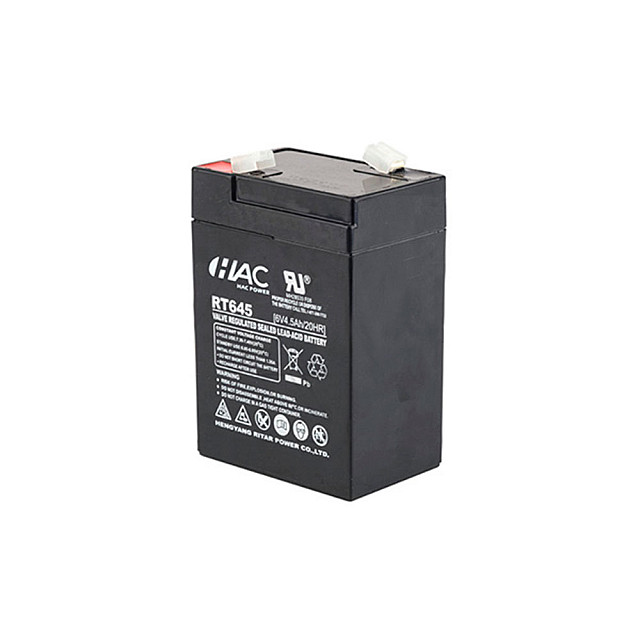Батарея аккумуляторная HAC RT645 F1 6V/4.5Ah 70*47*99 мм 0.65 кг
