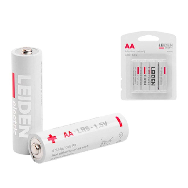 Батарейка Leiden Electric 808001 AA LR6 1.5V alkaline 4 шт