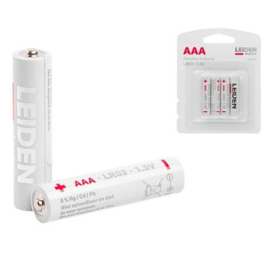 Батарейка Leiden Electric 808002 AAA LR03 1.5V alkaline 4 шт