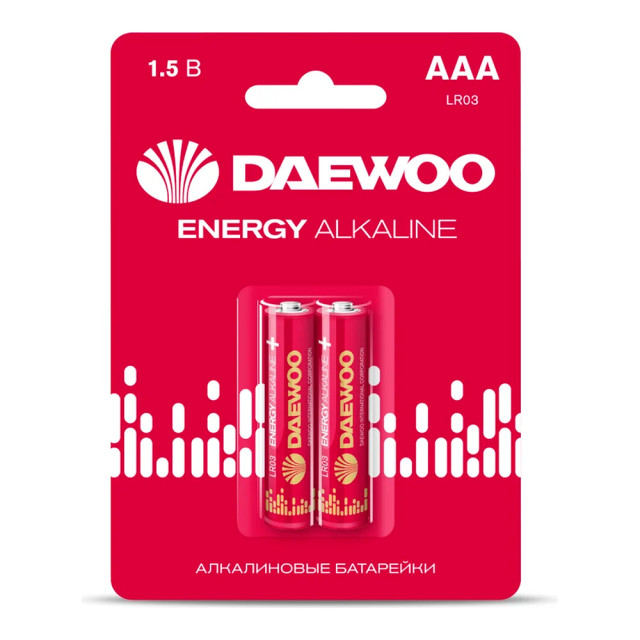 Батарейка Daewoo Energy Alkaline 5029873 AAA 2 шт