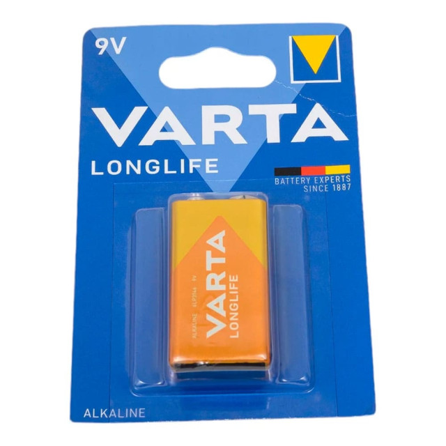 Батарейка Varta Longlife 6LR61 9V BL1 1/10/50 К