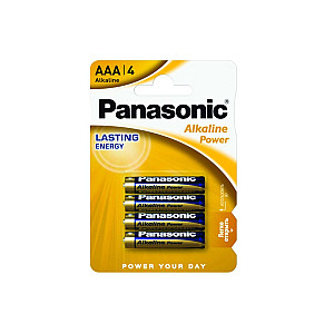 Батарейка Panasonic Alkaline LR03 4BP 48/240