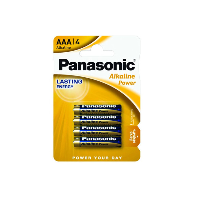 Батарейка Panasonic Alkaline LR03 4BP 48/240