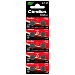 Батарейка Camelion AG 10-BP10 Mercury Free (без ртути) 100/3600 К