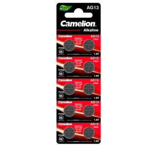 Батарейка Camelion AG 13-BP10 Mercury Free (без ртути) 100/3600 К
