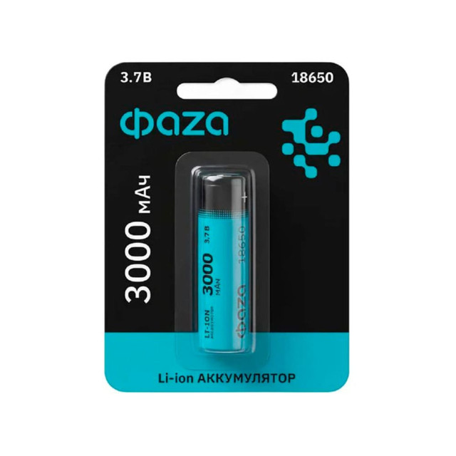 Аккумулятор ФАZA 18650 Li-Ion 3000мАч BL-1