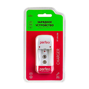 Зарядное устройство Perfeo PF-VN-210 Ni-MH/CD 220V 2 слота AA/AAA/9V таймер