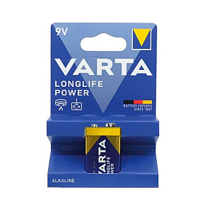 Батарейка Varta Longlife Power 6LR61 9V BL1