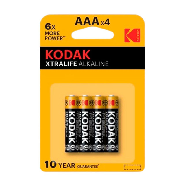 Батарейка Kodak XTRALIFE LR03-4BL K3A-4 щелочная