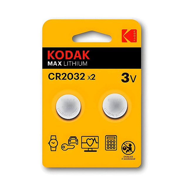 Батарейка Kodak МАХ CR2032-2BL литиевая