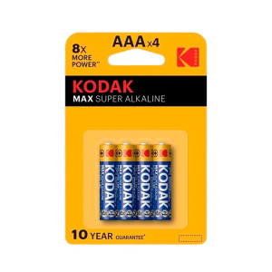 Батарейка Kodak МАХ LR03-4BL K3A-4 щелочная