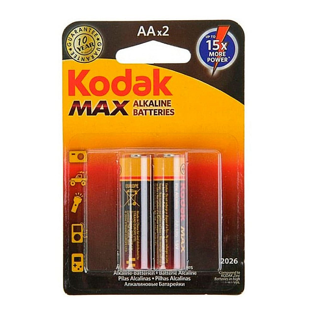 Батарейка Kodak МАХ LR6-2BL KAA-2 щелочная