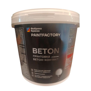 Грунтовка PaintFactory Beton бетон-контакт белая 7 кг