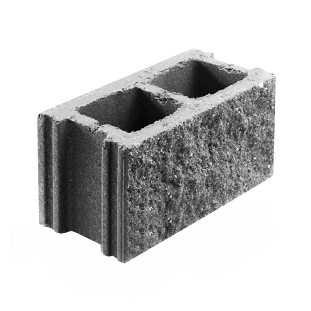 Камень бетонный обычный лицевой Бессер-Бел 1КБОЛ-ЦП-1-к п4 серый