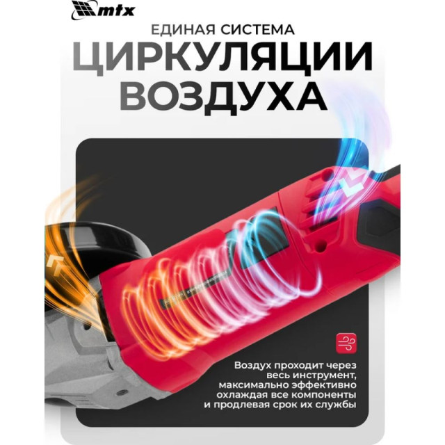 Угловая шлифмашина MTX MAG125-1200