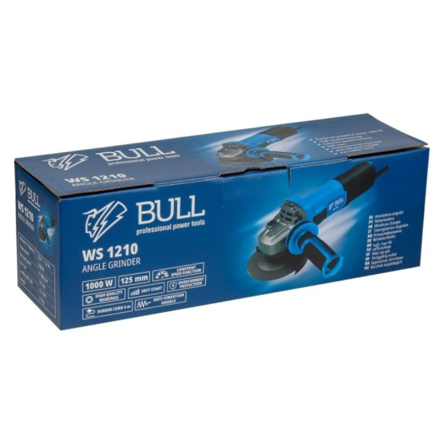 Угловая шлифмашина Bull WS 1210 1333511 одноручная