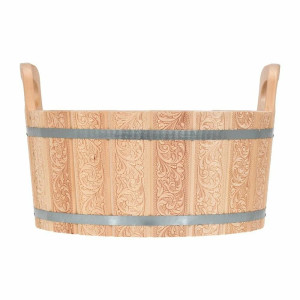 Ушат Банные штучки Цветы с орнаментом 15 л