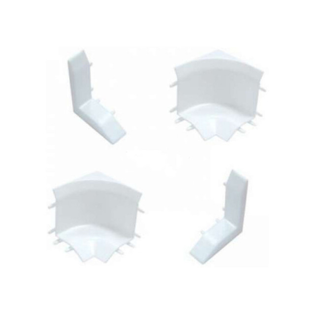 Набор комплектующих для бордюра на ванну Ideal белый глянец