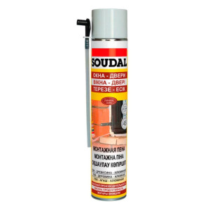 Пена монтажная Soudal Окна-Двери бытовая  750 мл