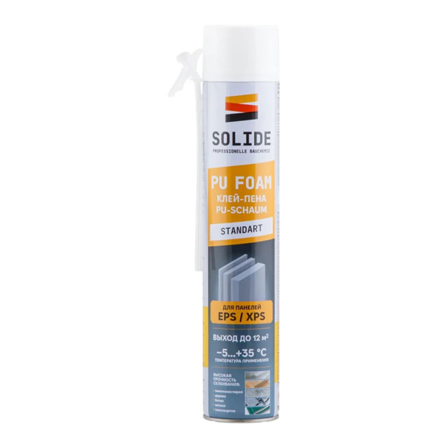 Клей-пена Solide SL-69960-1 полиуретановая 750 мл