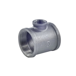 Тройник переходной Fittex Plus Ду 40*15 ВР чугун оцинкованный