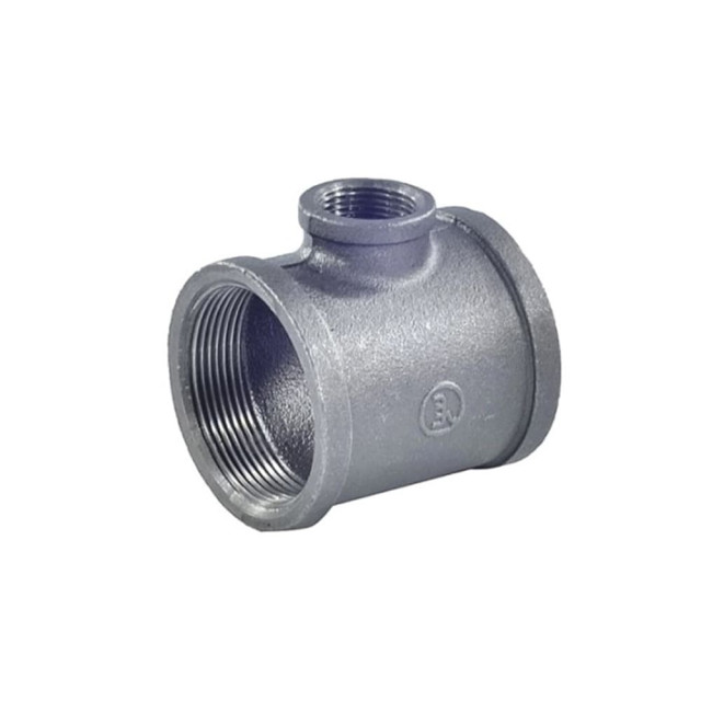 Тройник переходной Fittex Plus Ду 40*15 ВР чугун оцинкованный