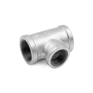 Тройник переходной Fittex Plus Ду 50*40 ВР чугунный оцинкованный