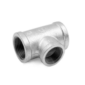Тройник переходной Fittex Plus Ду 25*15 ВР оцинкованный чугун