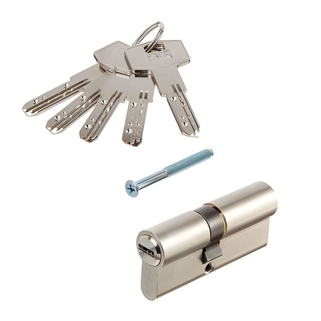 Цилиндровый механизм Kale Kilit 164 BN 80 (30+10+40) никель