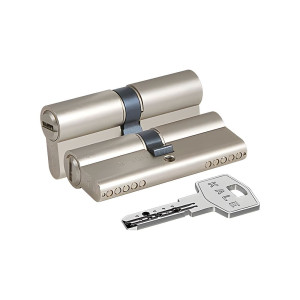 Цилиндровый механизм Kale Kilit 164 BNE 100 (40+10+50) никель