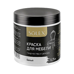 Краска для мебели Solex белый 0.75 кг