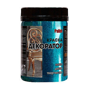 Краска-колер Palizh Декоратор акриловая №195 атлантика 0.25 кг